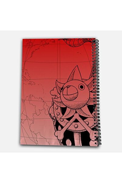 Define Moyas One Piece Luffy Striped A4 School Notebook 72 Sheets Model 2 - Straw Hat Series