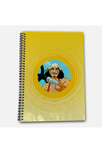 Define Moyas One Piece Usopp Checkered A4 School Notebook 72 Sheets Model 3 - Straw Hat Series