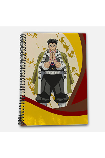 Define Moyas Demon Slayer Gyomei Checkered A4 School Notebook 72 Sheets Model 3