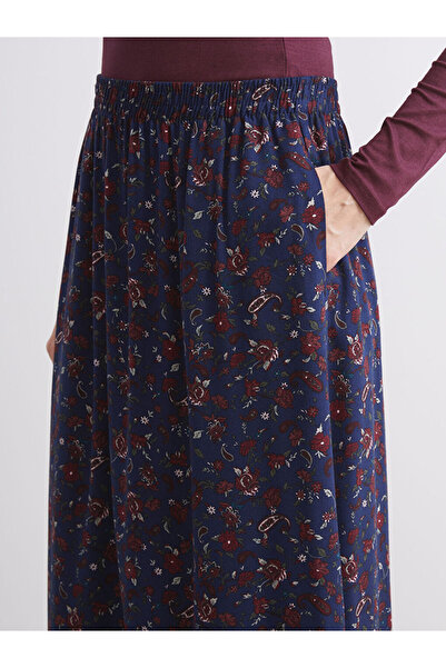 LC Waikiki Sparkling Selections from Shining Store | Patterned A-Line Skirt with Elastic Waist