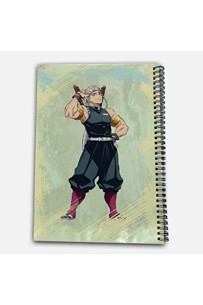 Define Moyas Demon Slayer Tengen Checkered A4 School Notebook 72 Sheets Model 2