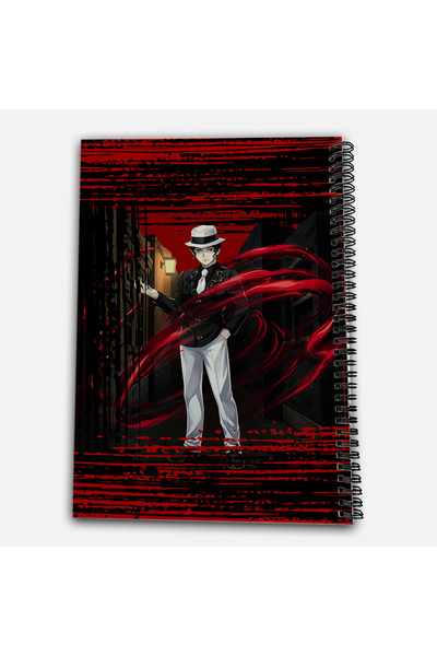 Define Moyas Demon Slayer Muzan Striped A4 School Notebook 72 Sheets Model 2