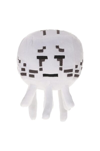 OEM Jucărie Plus, tip Minecraft, cu ventuză, albă, 15 cm