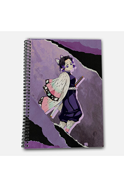 Define Moyas Demon Slayer Shinobu Checkered A4 School Notebook 72 Sheets Model 1