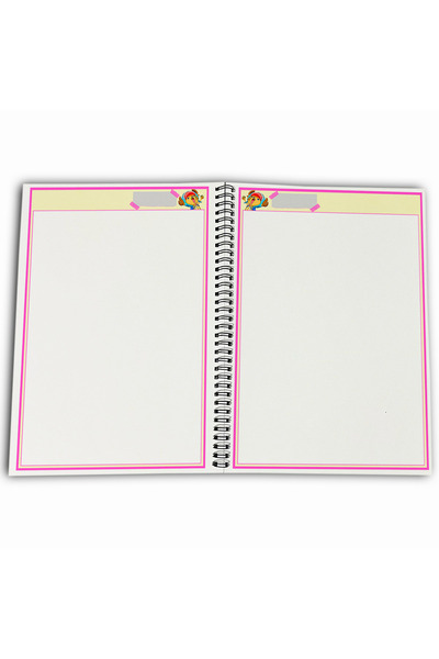 Define Moyas دفتر مدرسي مقاس A4 بدون خطوط من ون بيس تشوبر، 72 ورقة، موديل 3 - سلسلة قبعة القش