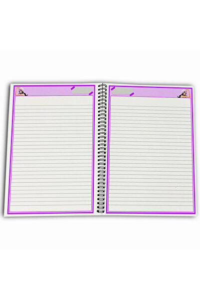Define Moyas One Piece Robin Striped A4 School Notebook 72 Sheets Model 1 - Straw Hat Series