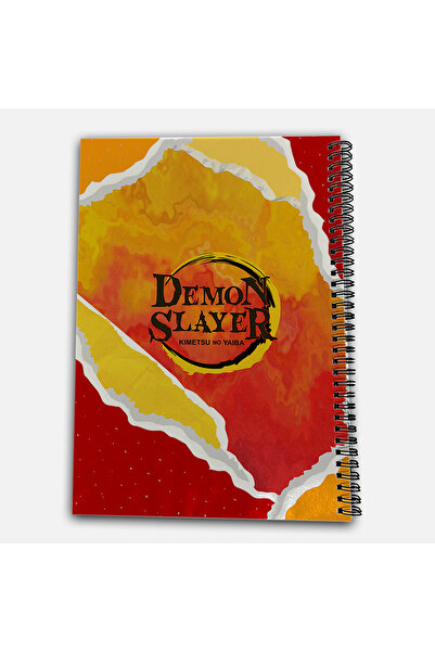 Define Moyas Demon Slayer Rengoku Striped A4 School Notebook 72 Sheets Model 1