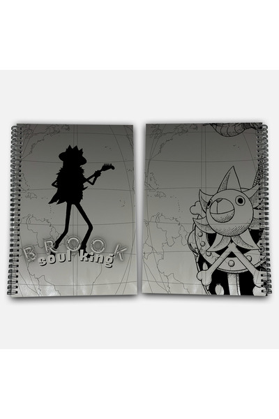 Define Moyas One Piece Brook Striped A4 School Notebook 72 Sheets Model 2 - Straw Hat Series