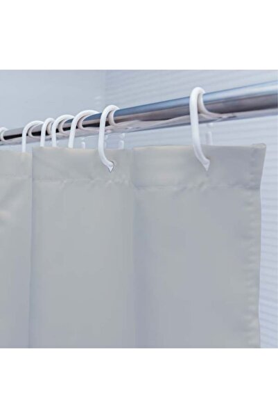 FRANDIS Shower Curtain, Frandis, 180x200 cm, Polyester, Sand Grey