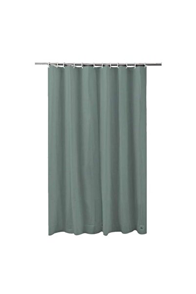 FRANDIS Textile Shower Curtain, Frandis, 180x200 cm, Polyester, Olive Green