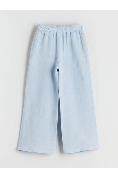 LC Waikiki Elastic Waist Muslin Girl's Trousers