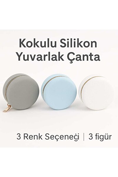 Ralp Moda Fragrant Silicone Makeup Bag Round