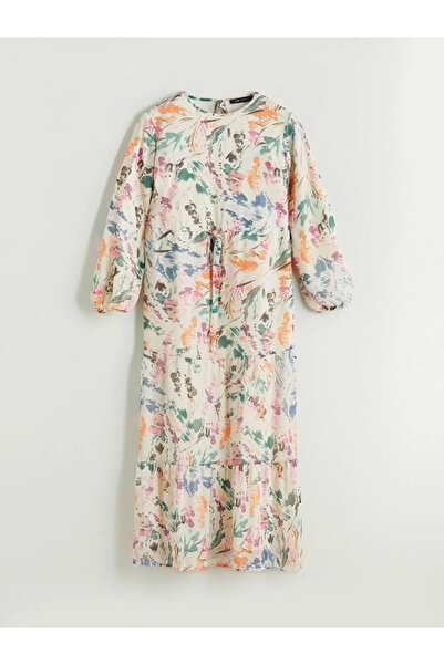 LC Waikiki Crew Neck Print Dress
