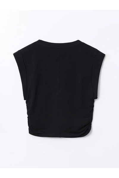 LC Waikiki Στολισμένο Crop Crew Neck