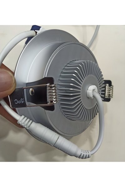 KAE Atlantis 7w Led Downlight Sıva Altı Spot Lamba- Gri kasa- Günışığı- Dış ç...