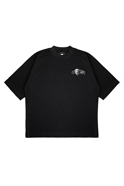 PURE EFFECT Tricou unisex supradimensionat cu LOGO ANGEL imprimat, croială bo...