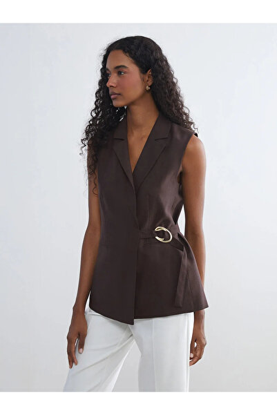 LC Waikiki Kruvaze Yaka Kadın Klasik Yelek