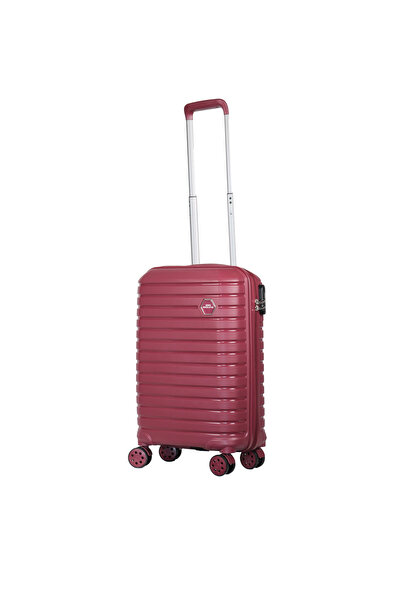 GROUND Vanille 3’lü Valiz Seti Bordo - 10663