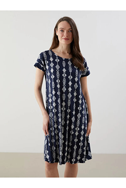 LC Waikiki Crew Neck Print Dress