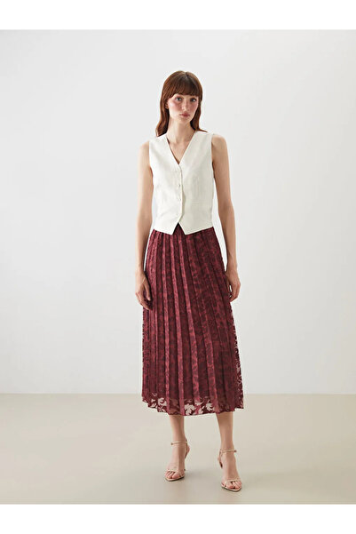 LC Waikiki Klassische Damenweste aus Modal-Mix mit V-Ausschnitt