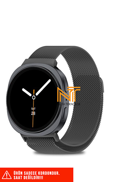 Nezih Case Samsung Galaxy Watch 8 40mm / 44mm / 46mm Classic Uyumlu Milanes Ö...