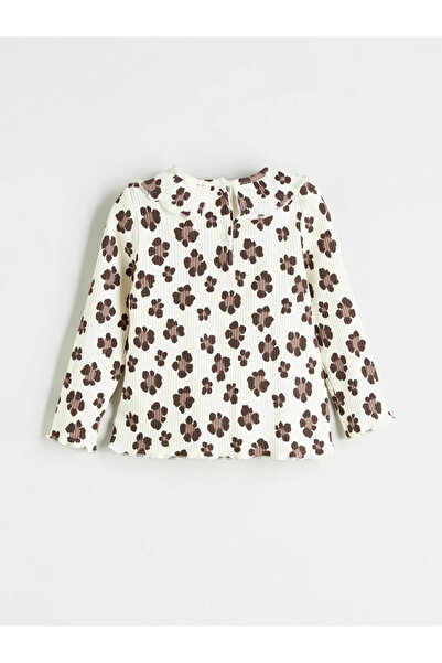 LC Waikiki Crew Neck Floral Baby Girl T-Shirt and Leggings 2-Piece Set