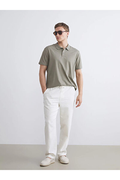 LC Waikiki Standard Fit Linen Look Men's Trousers