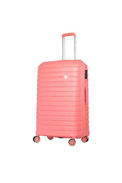 GROUND Vanille Büyük Boy Valiz Somon - 10663