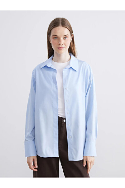 LC Waikiki Oversize Poplin Kadın Gömlek