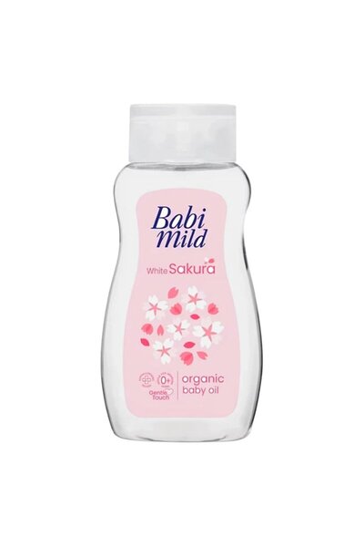 Babi Mild زيت الأطفال العضوي وايت ساكورا 200 مل