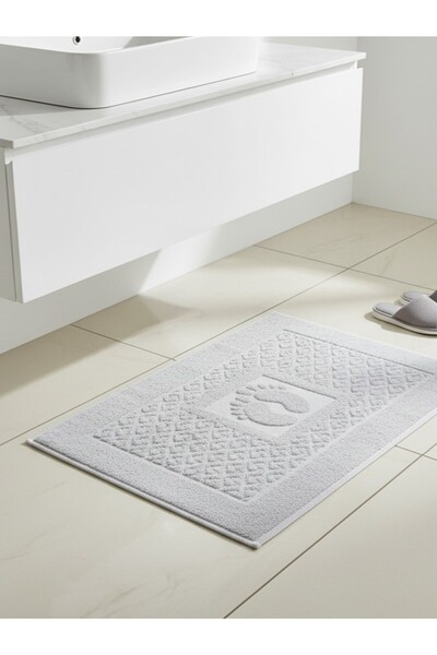 Dantelux Prosop pentru picioare Labyrinth (50x70 cm) 100% bumbac - gri deschis