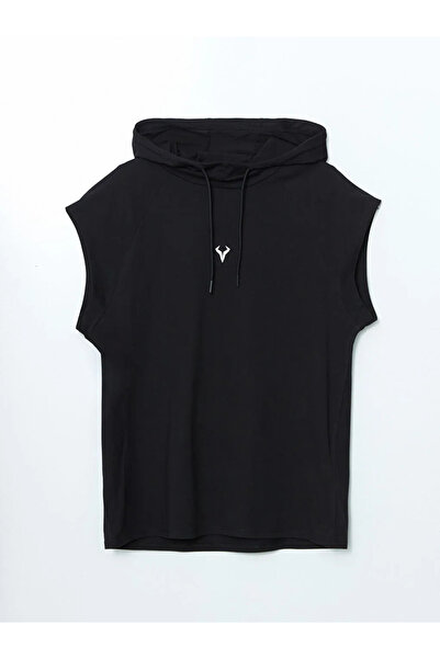 LC Waikiki Ανδρικό αμάνικο μπλουζάκι με κουκούλα