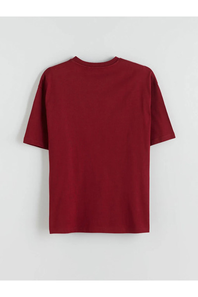 LC Waikiki Ανδρικό T-Shirt από βαμβακερό χτενισμένο λαιμό