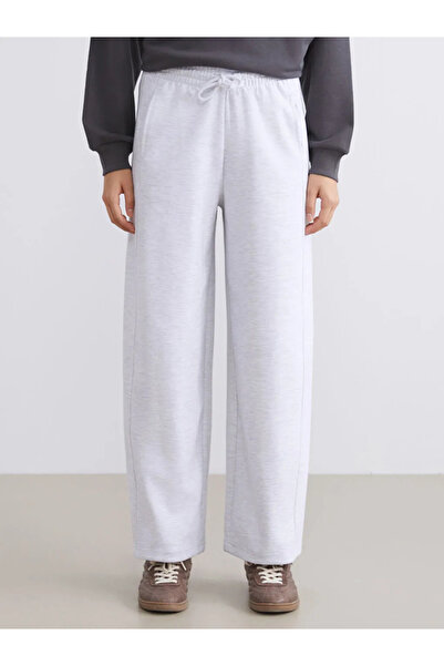 LC Waikiki Women's Wide Leg Sweatpants with Elastic Waist