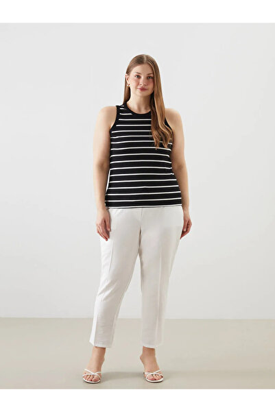 LC Waikiki Crew Neck Striped Women's Athlete
