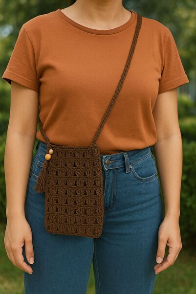 BB BİBUTİKSHOP Hand Knitted Straw Bag – Bohemian Summer Shoulder Bag, Casual ...