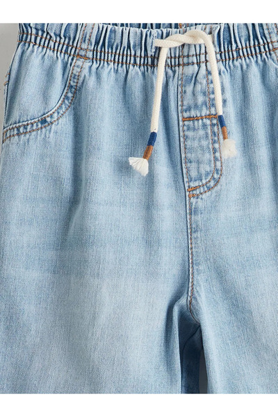 LC Waikiki Elastic Waist Boy Jean Shorts