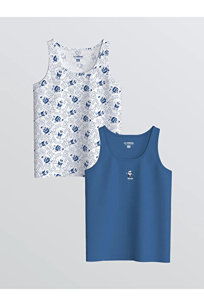 LC Waikiki Bisiklet Yaka Erkek Çocuk Atlet 2'li