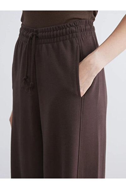 LC Waikiki Women's Wide Leg Sweatpants with Elastic Waist