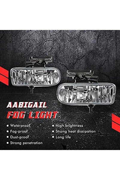 genernic Replacement Fog Lamps for GMC Sierra 1999-2002 and GMC Yukon 2000-2006