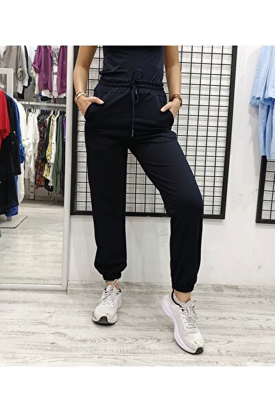 Butik Şans Elastic Cuffed Joggers with Pocket Detail