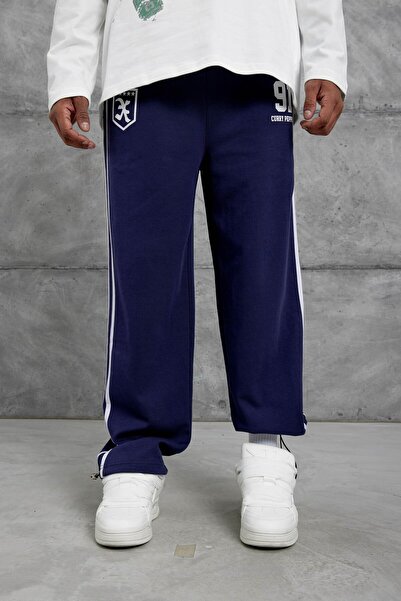 NOMARC Erkek Lacivert 91 Curry Pepper Baskılı Eşofman Altı