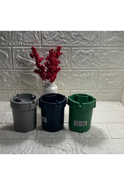 Dekor 3 Adet Kokusuz Küllük Ev,Ofis,Balkon İçin Uygun Kokusuz Küllük