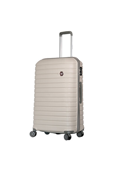 GROUND Vanille Gar 3’lü Valiz Seti Kemik Gri - 10663