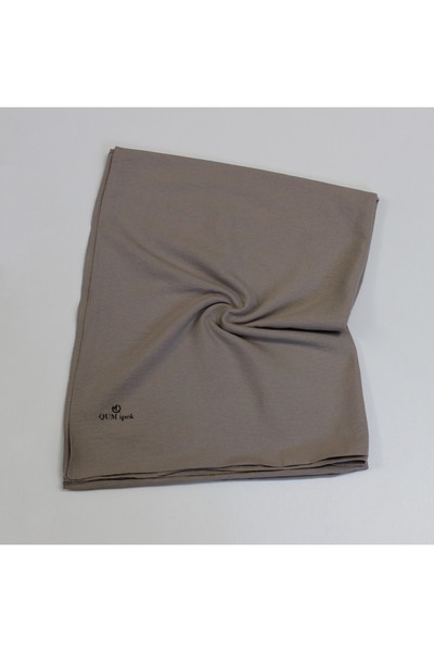 QUM İPEK Cotton Jazz Shawl Mink