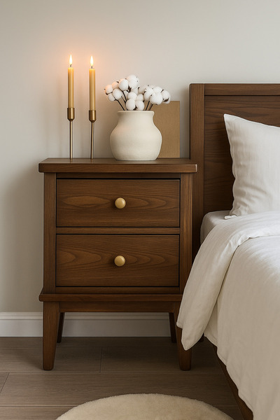 aSSa MASİF KOMODİN %100 DOĞAL EL YAPIMI