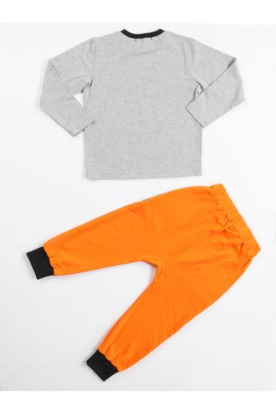 Casabony Tiger Paws Orange Trousers+T-shirt Set