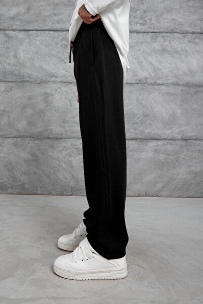 NOMARC Erkek Siyah Basic Model Eşofman Altı