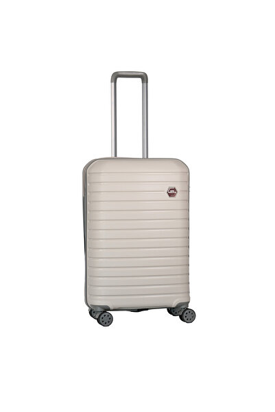 GROUND Vanille Gar 3’lü Valiz Seti Kemik Gri - 10663