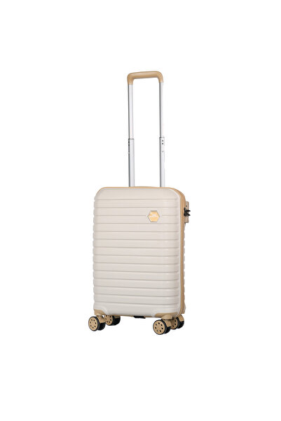 GROUND Vanille Gar 3’lü Valiz Seti Kemik Bronz - 10663